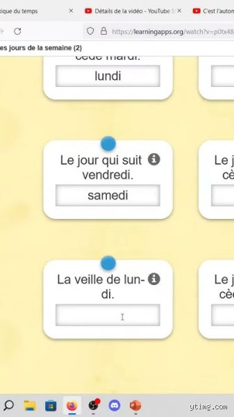 C'est quoi la veille de lundi ?