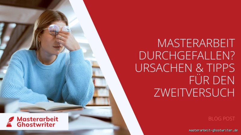 Wie wahrscheinlich ist es durch die Masterarbeit zu fallen?