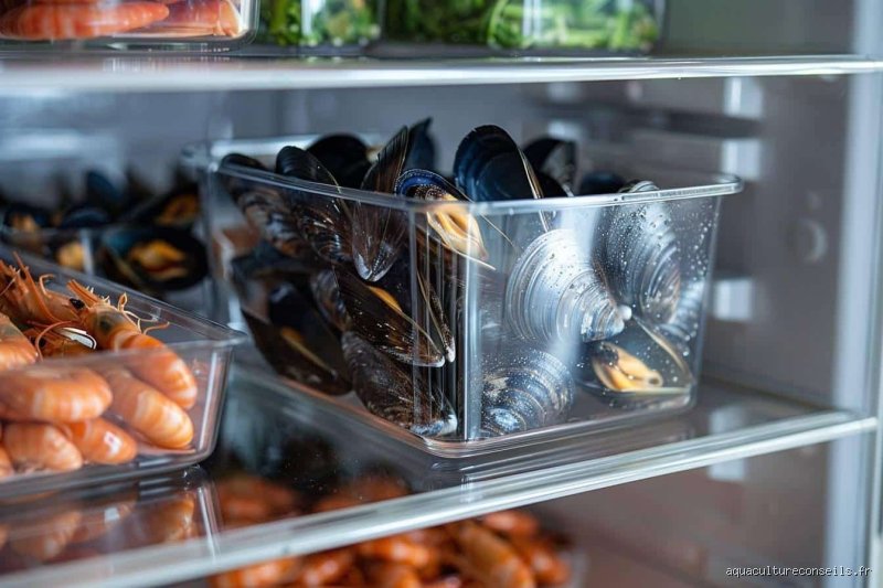 Comment conserver des moules dans le frigo ?