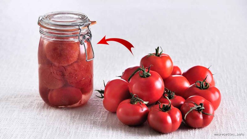 Comment conserver des tomates fraîches pendant deux ans sans eau ni sel ni vinaigre