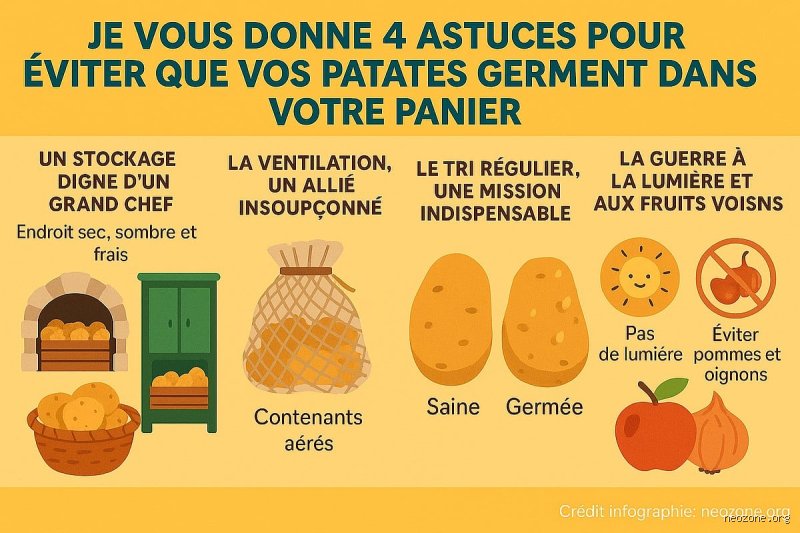 Les pommes de terre germent-elles plus lentement au réfrigérateur ou risquez-vous de transformer votre stock en poison sucré ?
