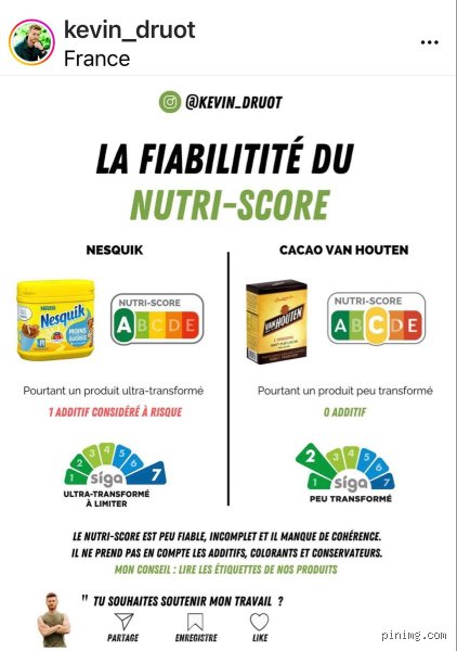 Pourquoi le Nutri-score n'est pas fiable ?
