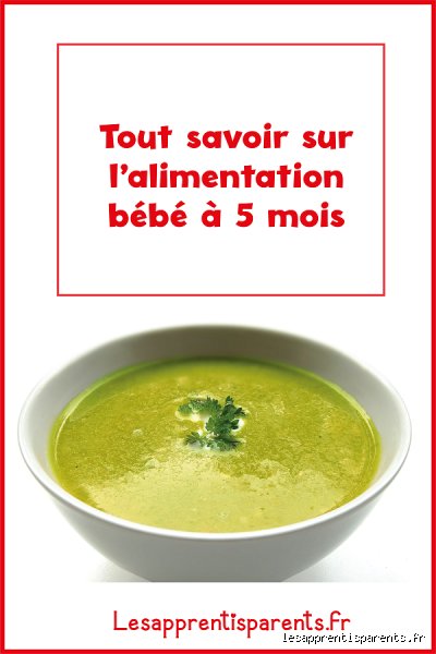 Qu'est-ce qu'un bébé de 5 mois peut manger ?