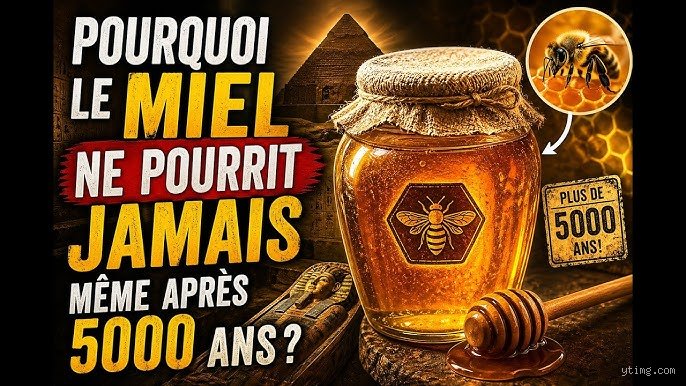 Quel est l'aliment qui ne pourrit jamais même après 3000 ans ? Le secret millénaire du miel des pharaons