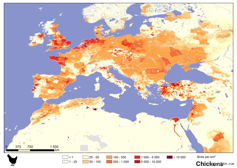 Quel est le pays qui mange le plus de poulet ?