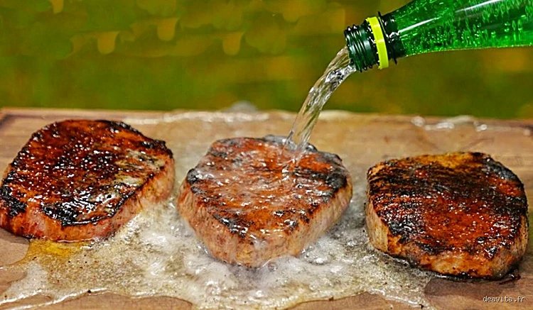 Quelle eau gazeuse pour attendrir la viande ?