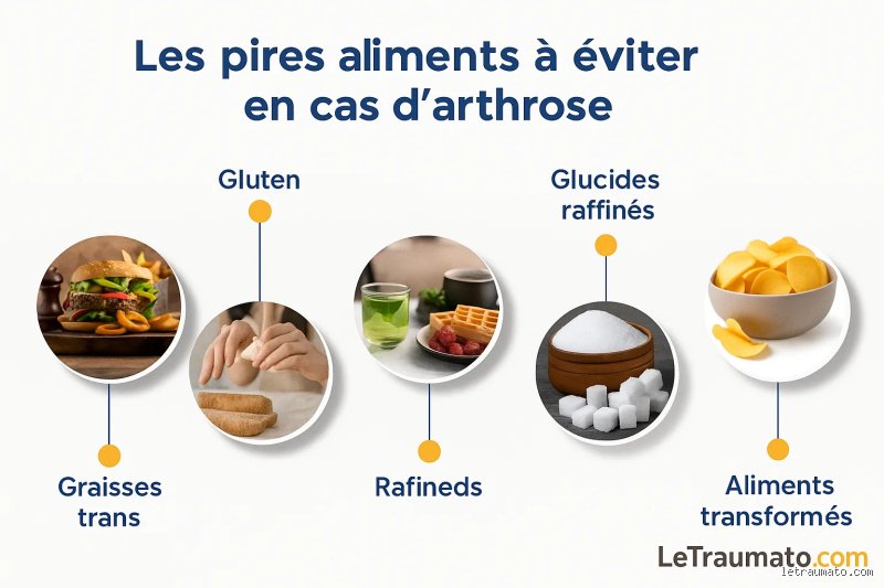 Quels sont les trois pires aliments pour les genoux ? Les ennemis silencieux de votre mobilité articulaire