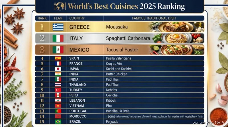 Qui a la meilleur cuisine du monde ? Enquête sans filtre au cœur des grands pays de la gastronomie