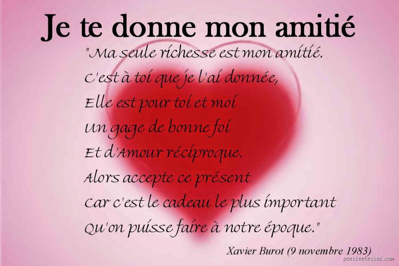 Comment prouver à quelqu'un qu'on l'aime en amitié ?