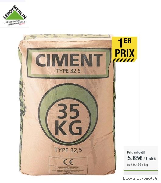 Comment s'appelle le ciment tout prêt ?