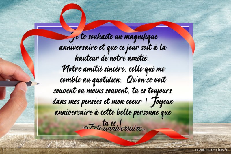 Comment souhaiter un joyeux anniversaire très touchant ?