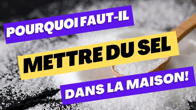 Pourquoi mettre du sel dans sa chambre ?