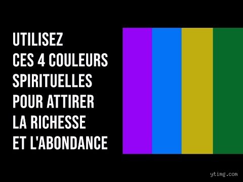 Quelle couleur pour l'abondance financière ?