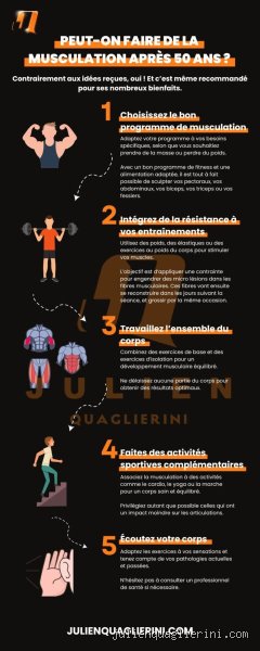Quel est le meilleur programme d'entraînement pour un homme de plus de 50 ans ?