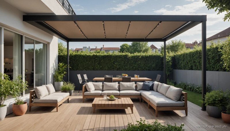 Comment couvrir une terrasse sans percer ?