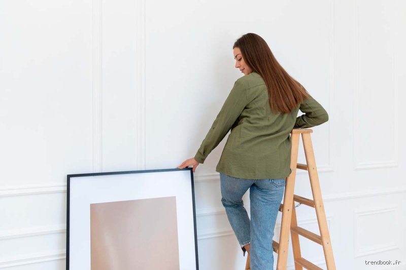 Comment fixer un cadre lourd au mur ?