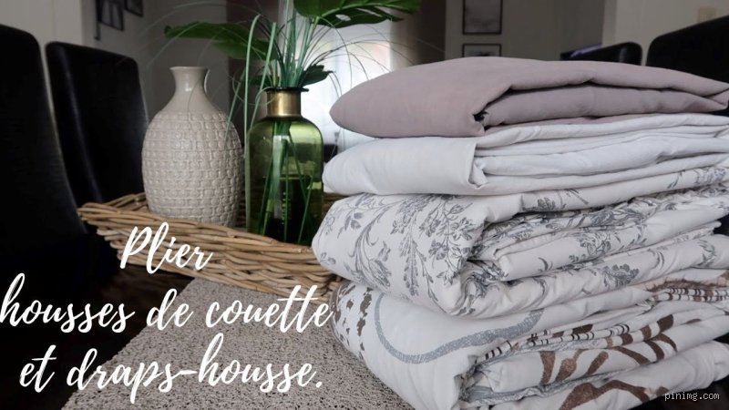 Comment ranger les draps pour gagner de la place ?