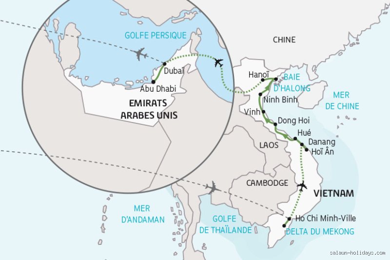 Dubaï est-il plus chaud que le Vietnam ? Le duel climatique entre le désert brûlant et la jungle humide