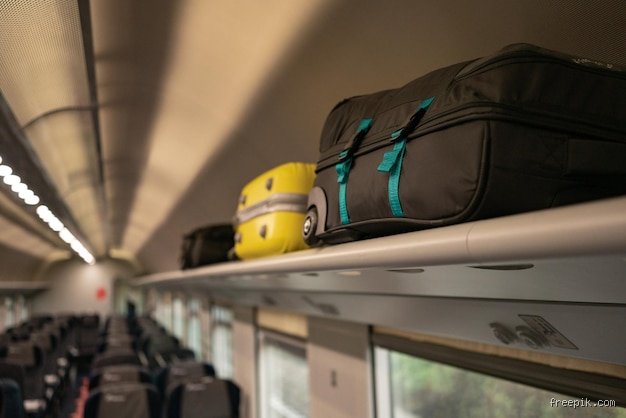 Où mettre sa valise dans un train ?