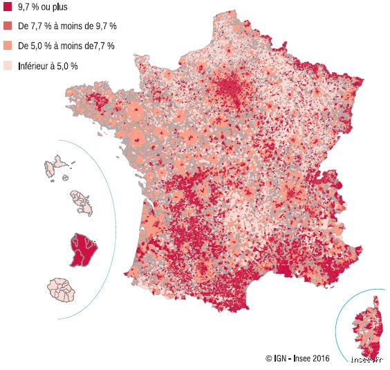 Où y a-t-il le moins d'immigrés en France ? Les territoires oubliés par les flux migratoires mondiaux