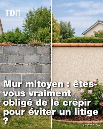 Puis-je obliger mon voisin à crépir son mur ? Ce que dit le droit pour mettre fin au conflit visuel