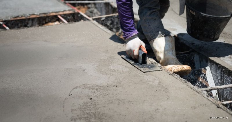 Quel délai pour marcher sur une dalle béton ?
