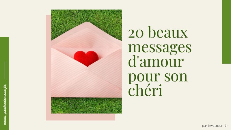 Comment dire chéri ?