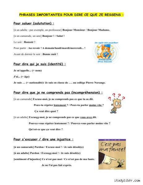 Comment lui dire ce que je ressens ?