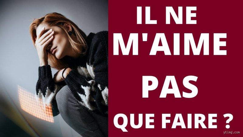 Comment ne plus aimer un homme qui ne nous aime pas ?