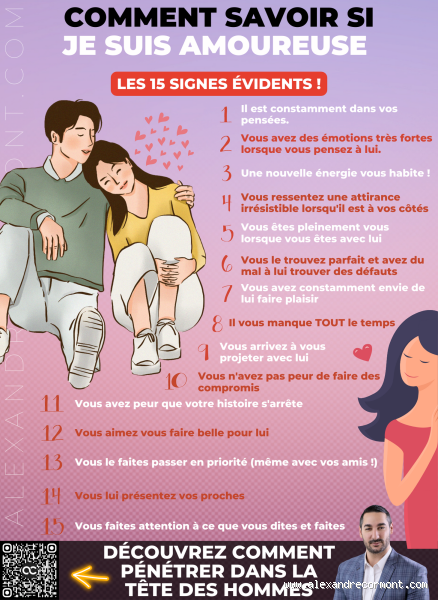 Comment savoir si elle est amoureuse de toi ? Les signes à ne pas manquer