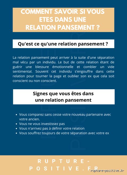 Comment savoir si mon ex est dans une relation pansement après notre rupture brutale