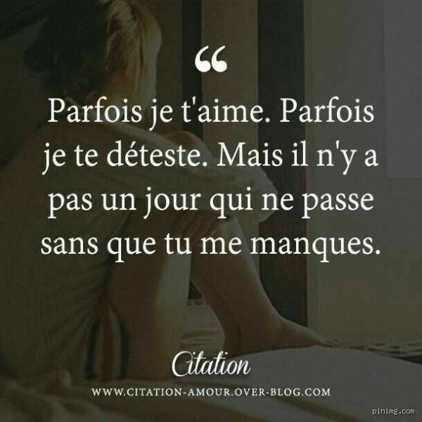 Quand ne pas dire je t'aime ?