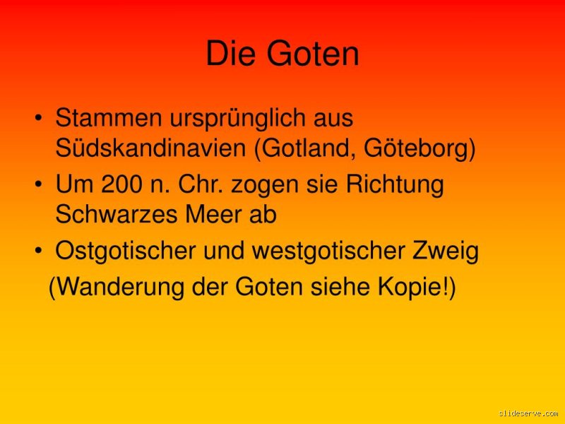 Sind Germanen und Goten das gleiche?