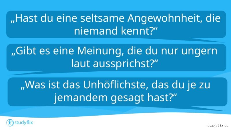 Was sind unangenehme Fragen?