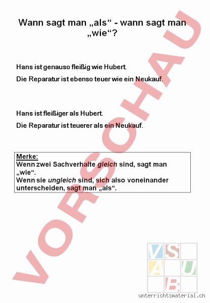 Wann sagt man de?