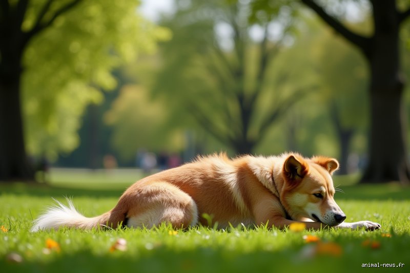 Pourquoi un chien se frotte ?