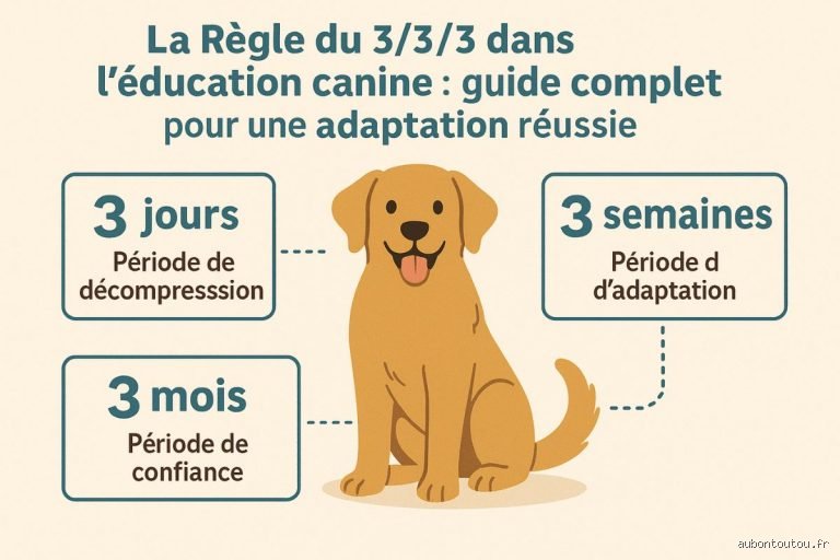 La règle 3-3-3 est-elle exacte pour les chiens ou n'est-ce qu'une simplification marketing pour rassurer les nouveaux propriétaires ?