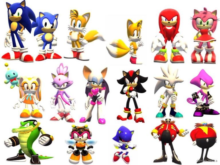 Quels sont les animaux dans Sonic ?