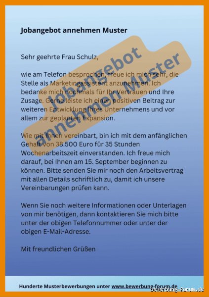 Bin ich verpflichtet eine Arbeit anzunehmen?
