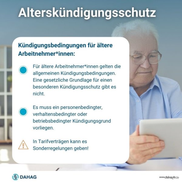 Hat man ab einem bestimmten Alter Kündigungsschutz?