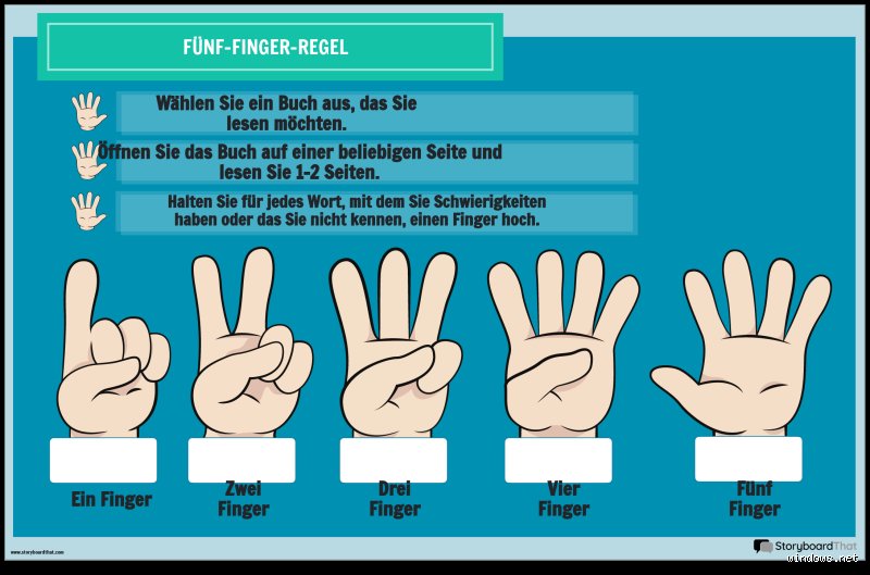 Wann kann die Fünf-Finger-Regel angewendet werden?