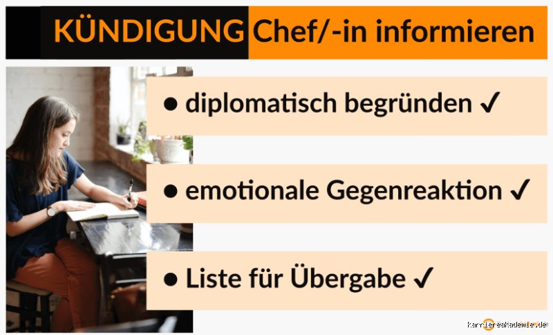 Kündigung? Sag's dem Chef bloß NICHT zu spät! Ein Insider-Guide