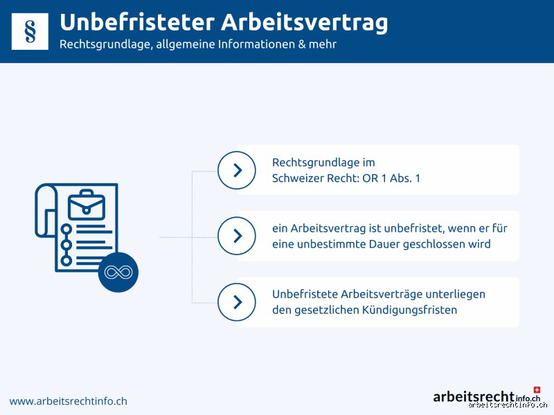 Was sind die Vorteile eines unbefristeten Arbeitsvertrags?