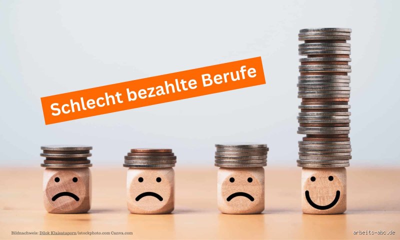 Was sind schlecht bezahlte Jobs?