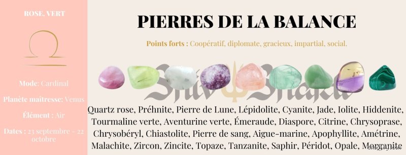 Quels cristaux la Balance devrait-elle éviter pour préserver son équilibre légendaire et son harmonie intérieure ?
