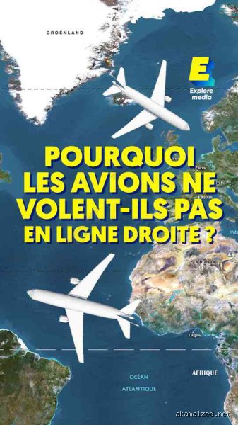 Pourquoi les avions ne volent-ils pas en ligne droite ? Explications d'experts