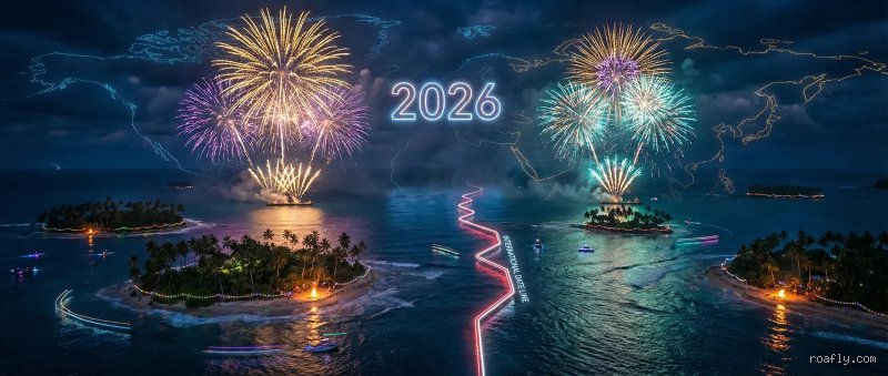 Réveillon avant tout le monde : quel est le premier pays à passer en 2026 et pourquoi la géographie nous joue des tours ?