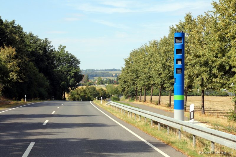Sind blaue Säulen auch Blitzer?