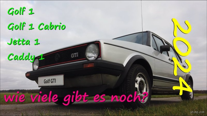 Wie viele Golf 1 gibt es noch?