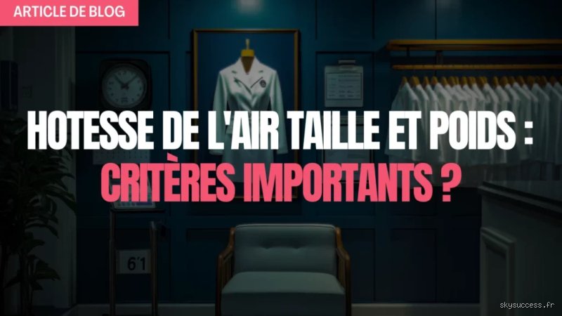 Limite de poids hôtesse de l'air ? Ce que les compagnies cachent derrière les critères de sécurité en cabine